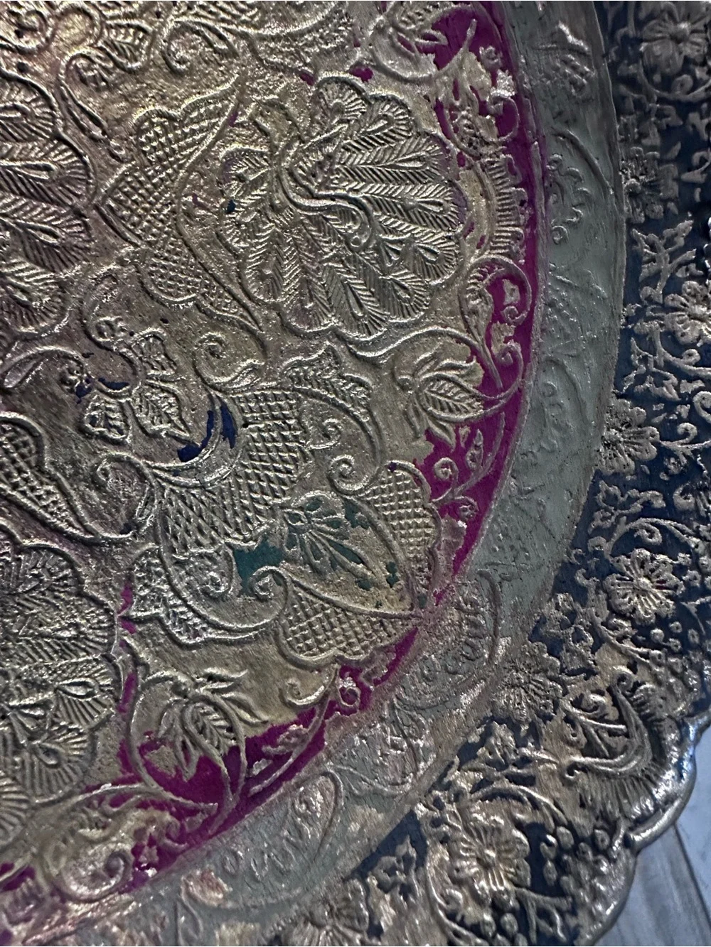 Ornate Decorative Brass plate